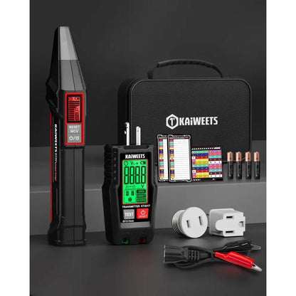 Digital Circuit Breaker Finder & GFCI Socket Tester with Backlit LCD