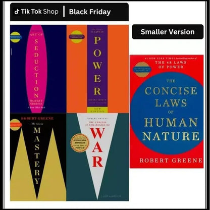 Robert Greene Concise Mastery 5-Book Collection Set