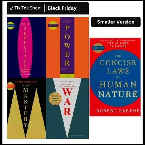Robert Greene Concise Mastery 5-Book Collection Set