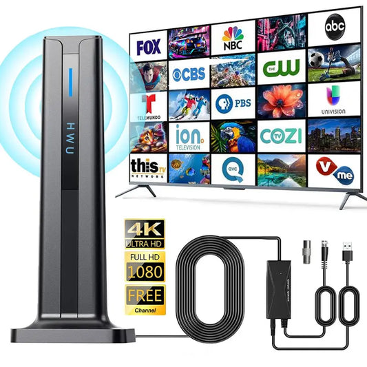 4K Ultra-HD Long Range Indoor Digital TV Antenna