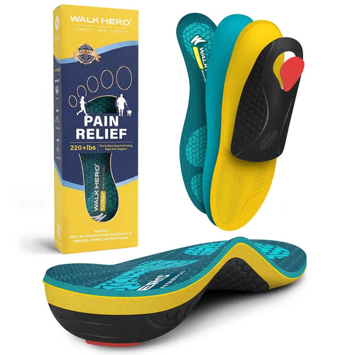 Heavy-Duty Orthotic Insoles for Instant Plantar Fasciitis & Foot Pain Relief