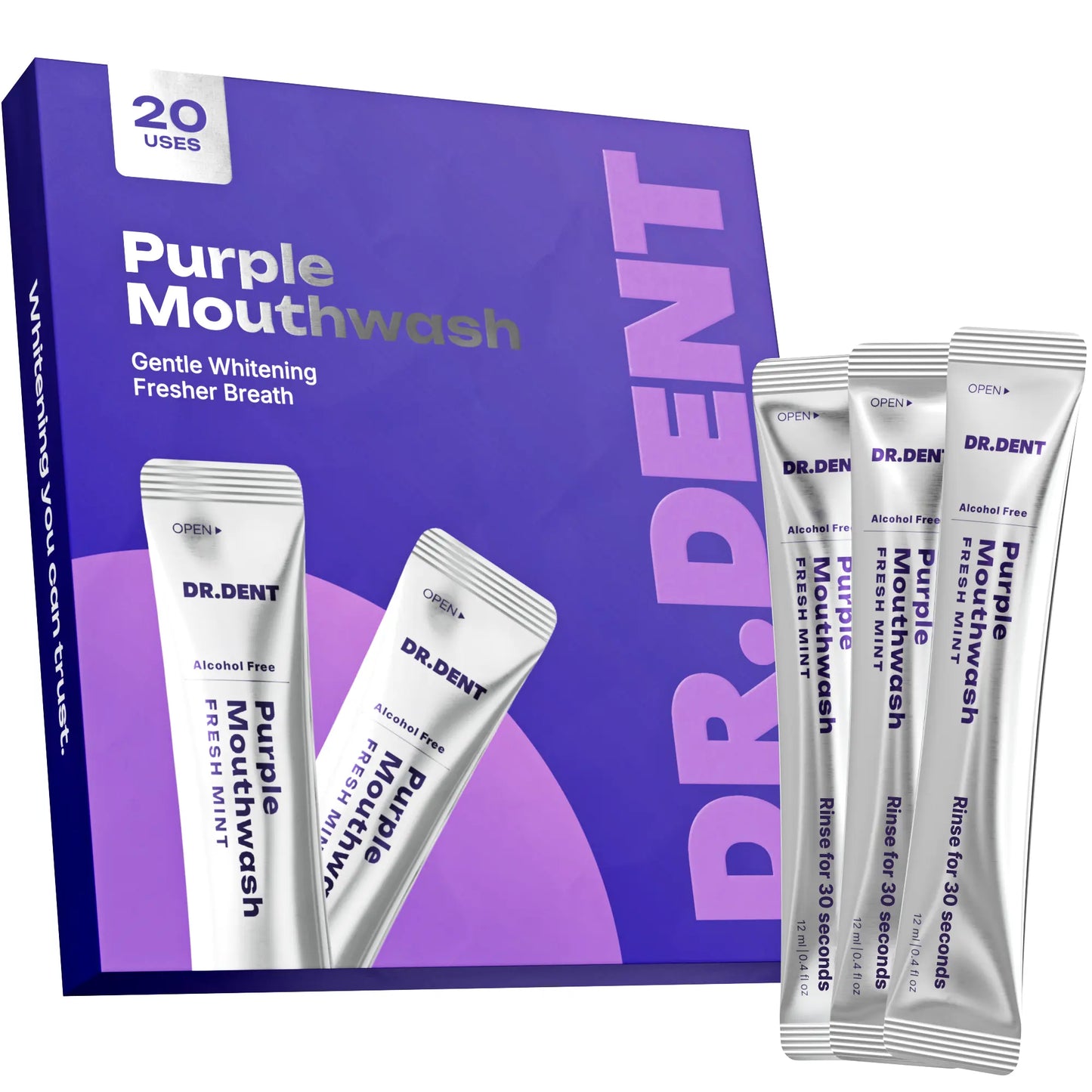 【Limited Time Buy 3 Get 1 Free】30-Second Purple Mouthwash Sachets
