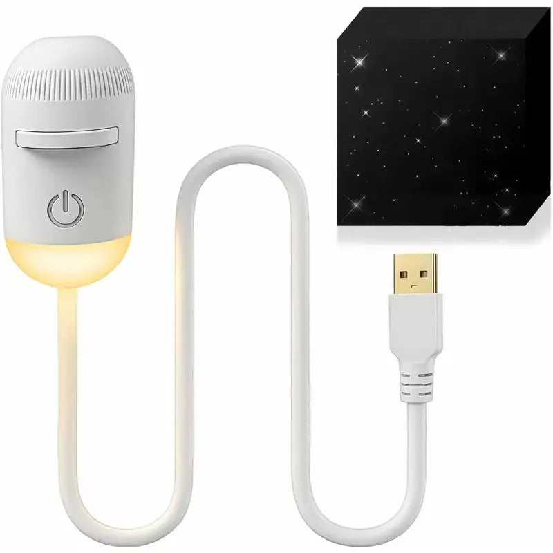 2-in-1 Flexible USB Galaxy Star Projector & Warm Night Light