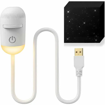 2-in-1 Flexible USB Galaxy Star Projector & Warm Night Light
