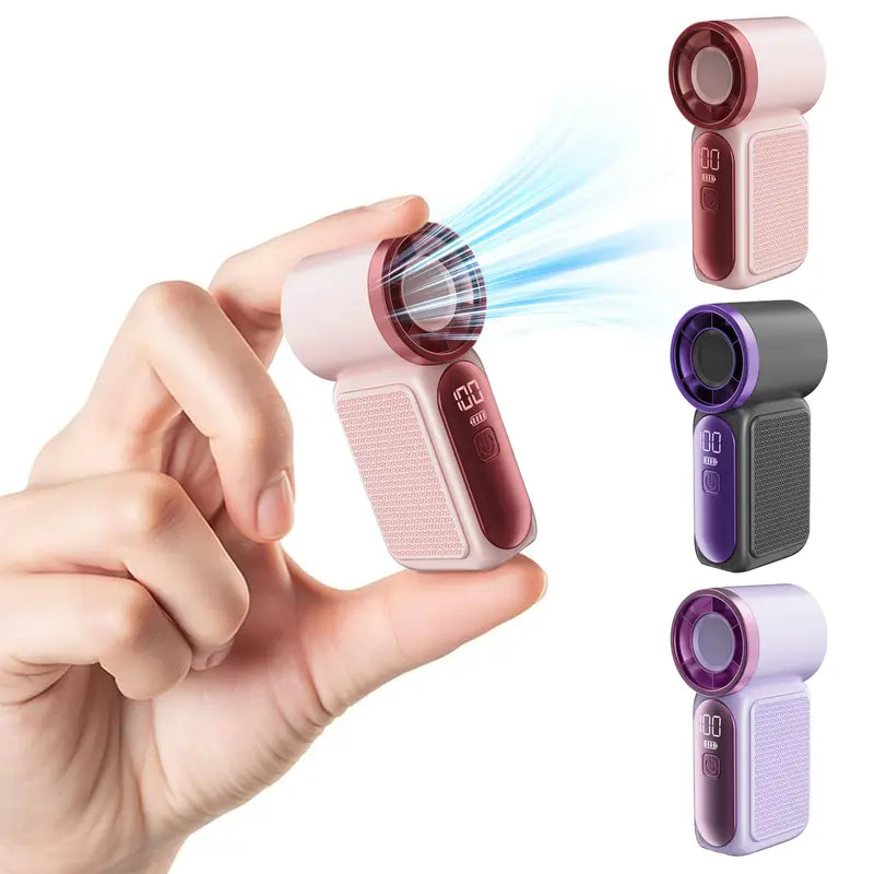 Portable Handheld Fan - 6-Speed Turbo Airflow Technology For Instant Cooling Relief