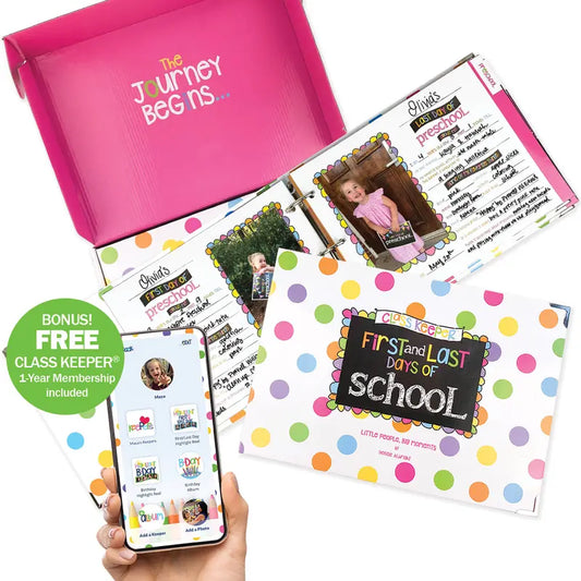 All-In-One School Memory Keeper Binder & Digital Photo Scrapbook Set