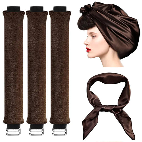 Effortless Heatless Curls & Satin Hair Protection Overnight