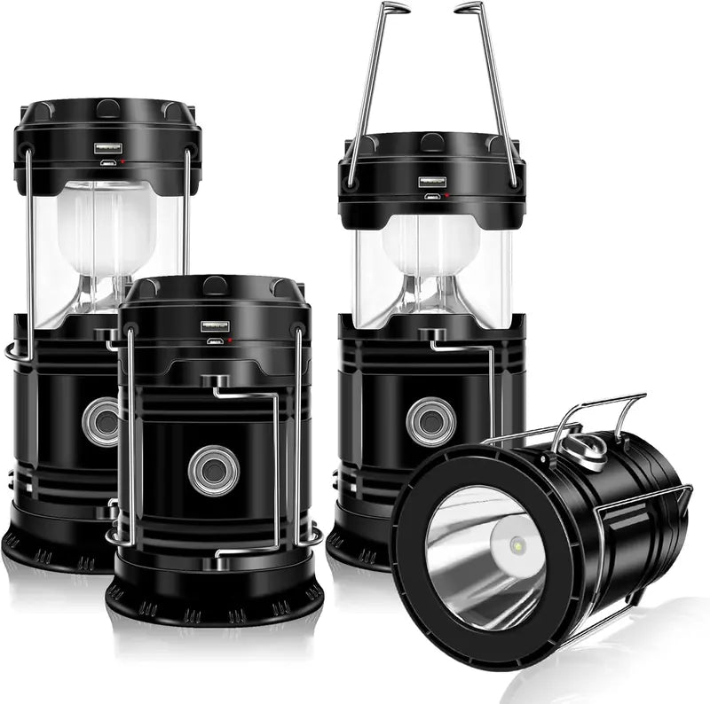 Ultra-Bright Solar Collapsible Camping Lantern & Flashlight