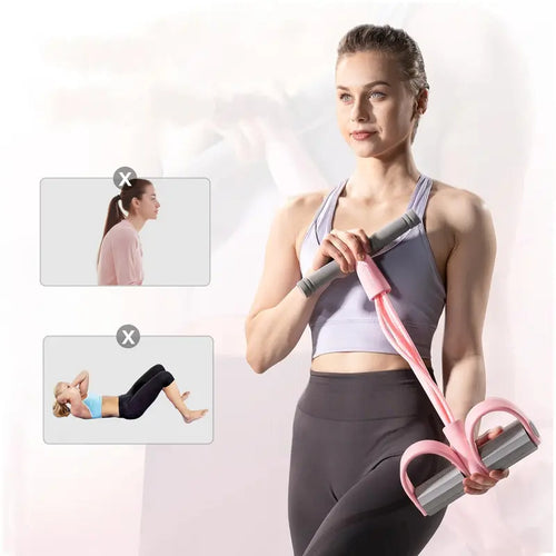 Full-Body Pedal Resistance Band for Home Workout & Posture Correction