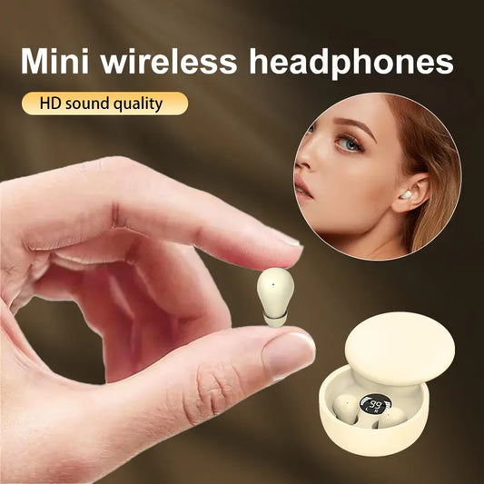 Ultra-Mini Invisible Earbuds with All-Night Comfort & HD Sound