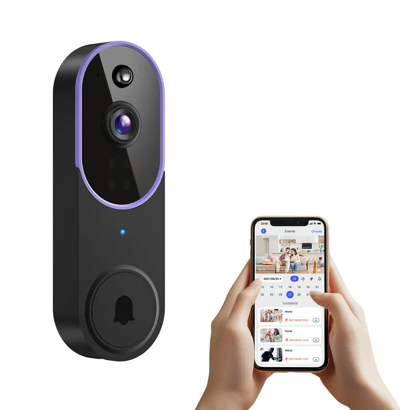 See, Hear & Protect Your Front Door from Anywhere with 1080P Smart AI Video Doorbell