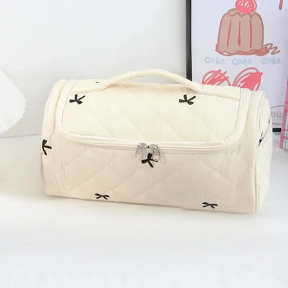 All-in-One Quilted Travel Case for Hair Tools & Cosmetics
