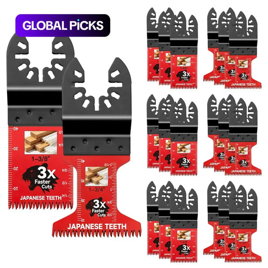 3X Faster Precision Cutting: Professional Japanese Tooth Oscillating Multitool Blades