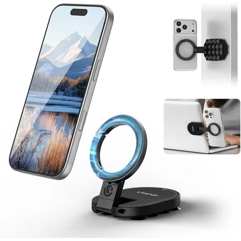 Ultra-Strong Vacuum Suction Magnetic Phone Mount for Everyday Hands-Free Viewing