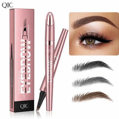 Get Natural Microbladed Brows in Seconds with 4-Tip Eyebrow Pen
