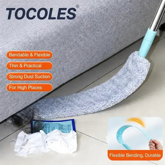 Ultra-Slim Flexible Gap Duster with Extendable Pole