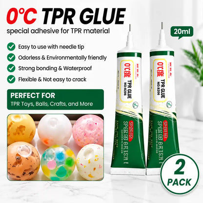 Instant TPR & Squishy Toy Repair Gel – Flexible, Clear & Seamless Waterproof Bond