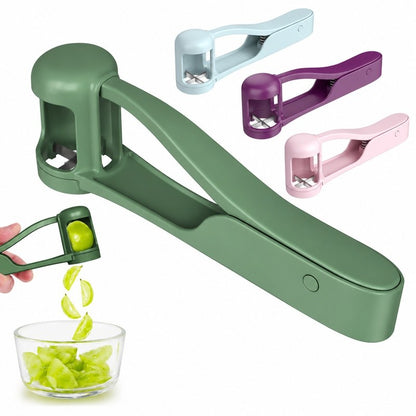 1-Press Safety Grape & Tomato Quarter Slicer for Toddlers