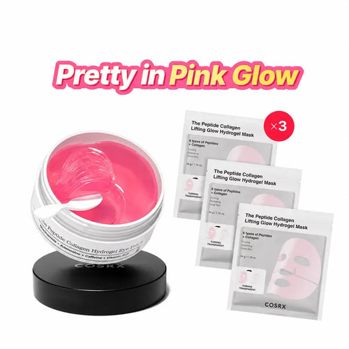 Multi-Peptide Collagen Eye Patch & Mask Set for Instant Face Lifting & Youthful Radiance