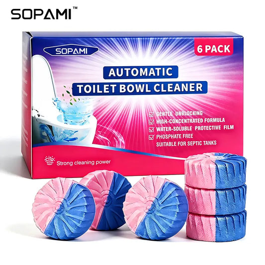 Continuous Automatic Toilet Bowl Cleaner & Stain Preventer Tablets