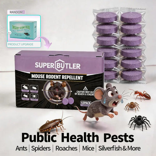Natural Pest & Rodent Repellent Tablets – Keep Mice, Roaches & Insects Away