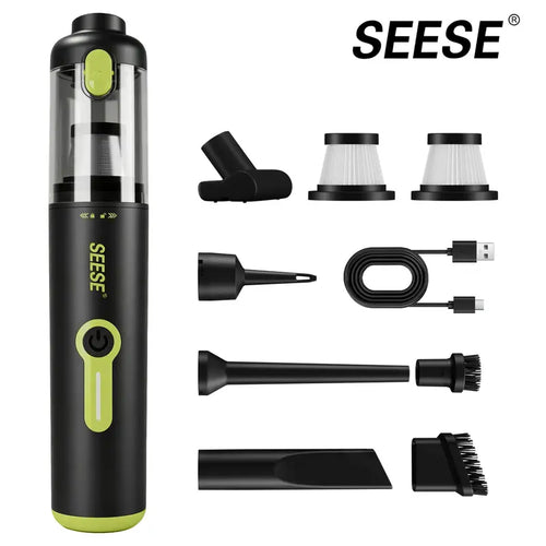 2-in-1 Cordless Handheld Vacuum & High-Pressure Air Duster