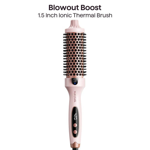 Salon-Quality Thermal Blowout Brush for Instant Volume & Frizz-Free Shine