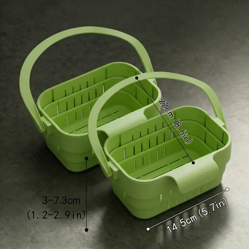 Foldable Kitchen Sink Strainer Basket for Quick Food Catching