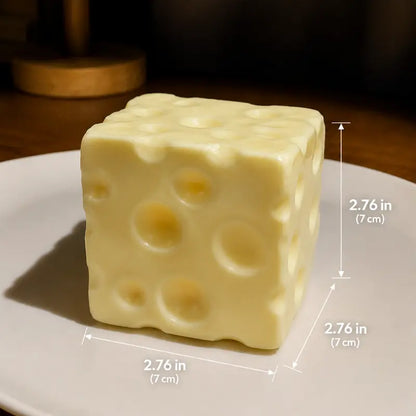 Ultra-Satisfying Moldable Cheese Cube Stress Toy