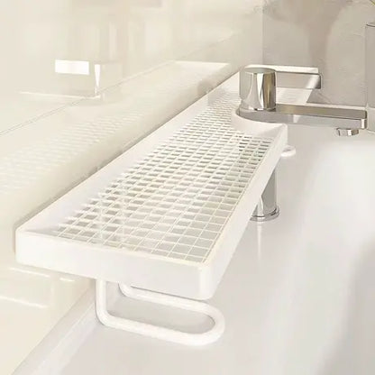 No-Drill Over-the-Faucet Storage Shelf for Instant Countertop Organization