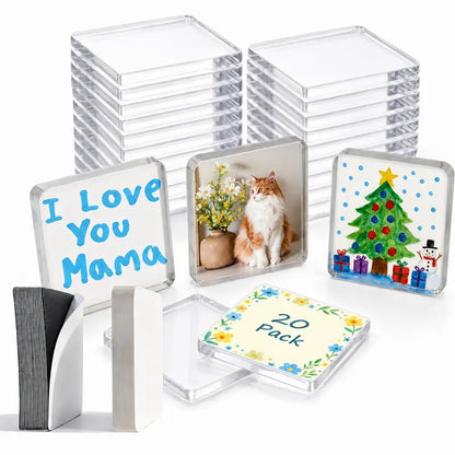 Turn Your Memories Into Crystal-Clear DIY Fridge Magnets Instantly