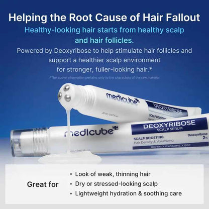 [BUY 1 GET 1 FREE] Advanced Deoxyribose 2% Scalp Serum for Thicker, Fuller-Looking Hair