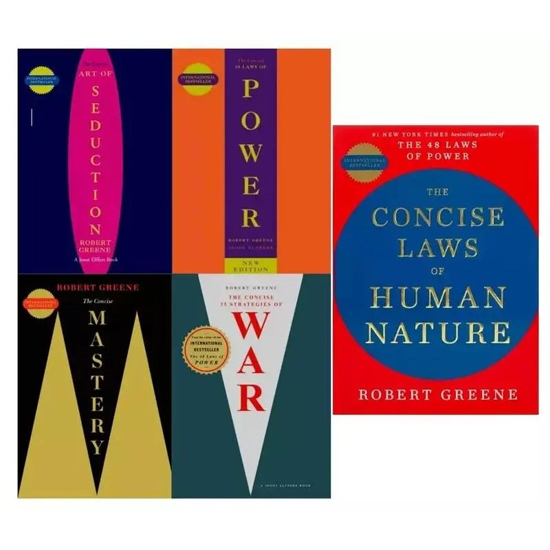 Robert Greene Concise Mastery 5-Book Collection Set