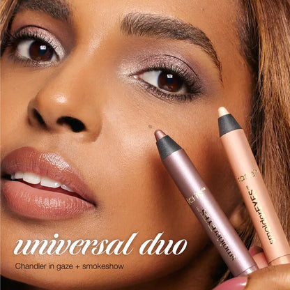 2-in-1 Waterproof Shadow & Liner Duo: Effortless Smudge-Proof Eye Looks in Seconds