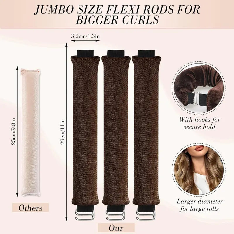 Effortless Heatless Curls & Satin Hair Protection Overnight