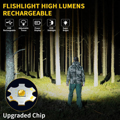 ULTRA-BRIGHT USB RECHARGEABLE FLASHLIGHT