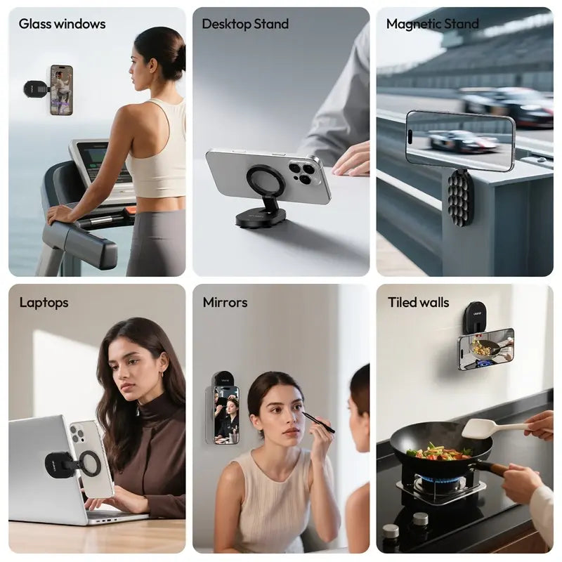Ultra-Strong Vacuum Suction Magnetic Phone Mount for Everyday Hands-Free Viewing