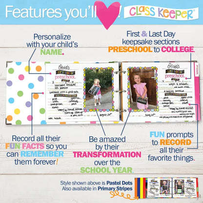 All-In-One School Memory Keeper Binder & Digital Photo Scrapbook Set