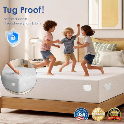 🎁 BUY 1 GET 1 FREE - Never-Slip Bed Sheet Holder: Keep Fitted Sheets Tight All Night Without Lifting Your Mattress
