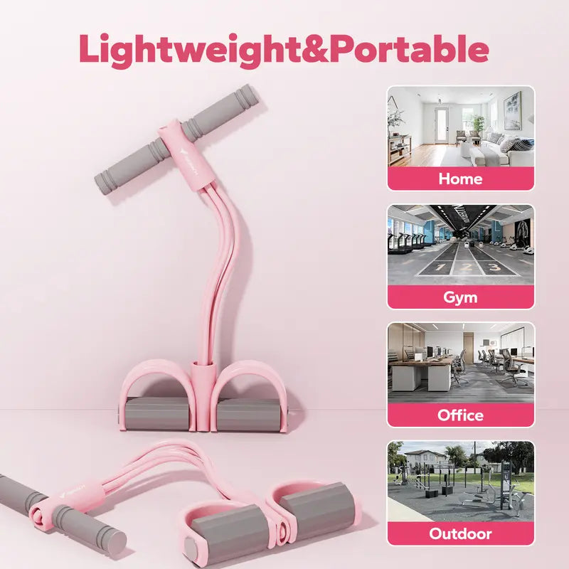 Full-Body Pedal Resistance Band for Home Workout & Posture Correction