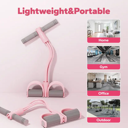 Full-Body Pedal Resistance Band for Home Workout & Posture Correction
