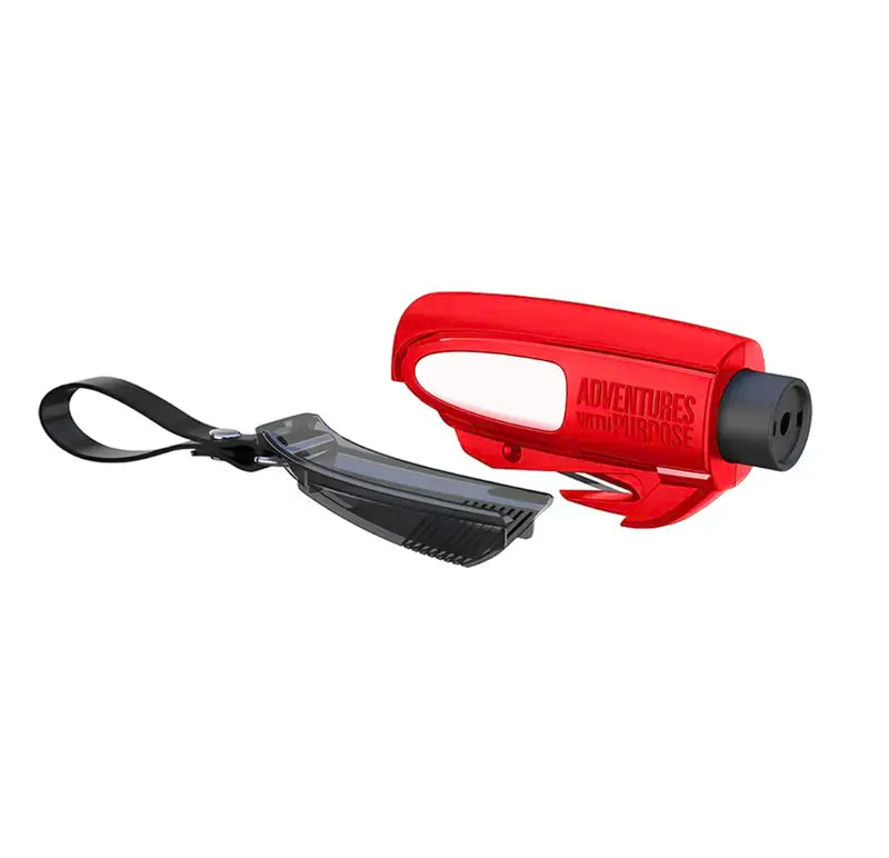 The Ultimate 2-in-1 Emergency Keychain Tool