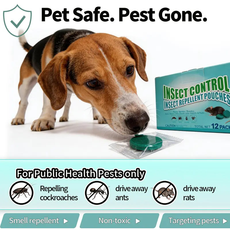 12-Pack Natural Peppermint Rodent & Pest Repellent Balls