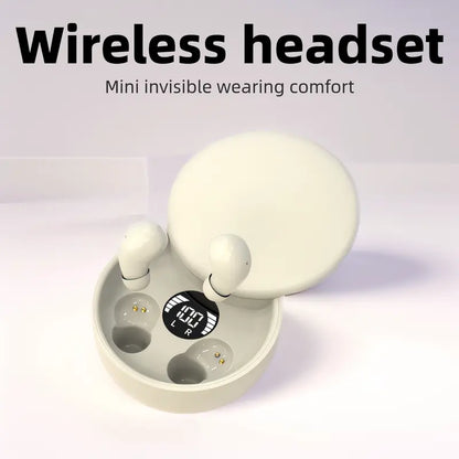 Ultra-Mini Invisible Earbuds with All-Night Comfort & HD Sound