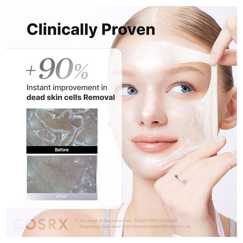 Instant Glass Skin Peel-Off Glaze Mask for Deep Elasticity & Radiance