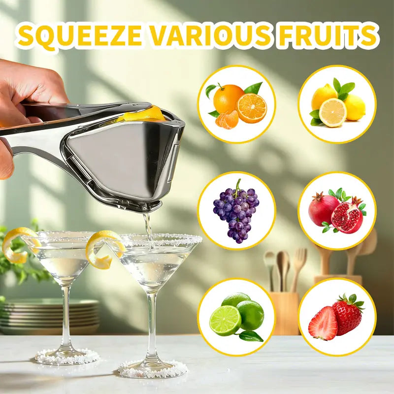 Maximum Yield Stainless Steel Lemon Press Squeezer