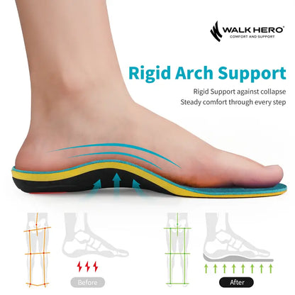 Heavy-Duty Orthotic Insoles for Instant Plantar Fasciitis & Foot Pain Relief