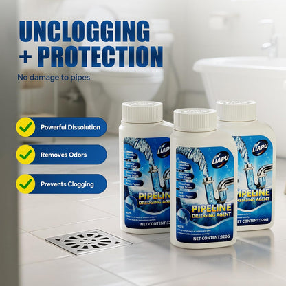 Dissolve Deep Clogs Fast – Pure Powder Power!