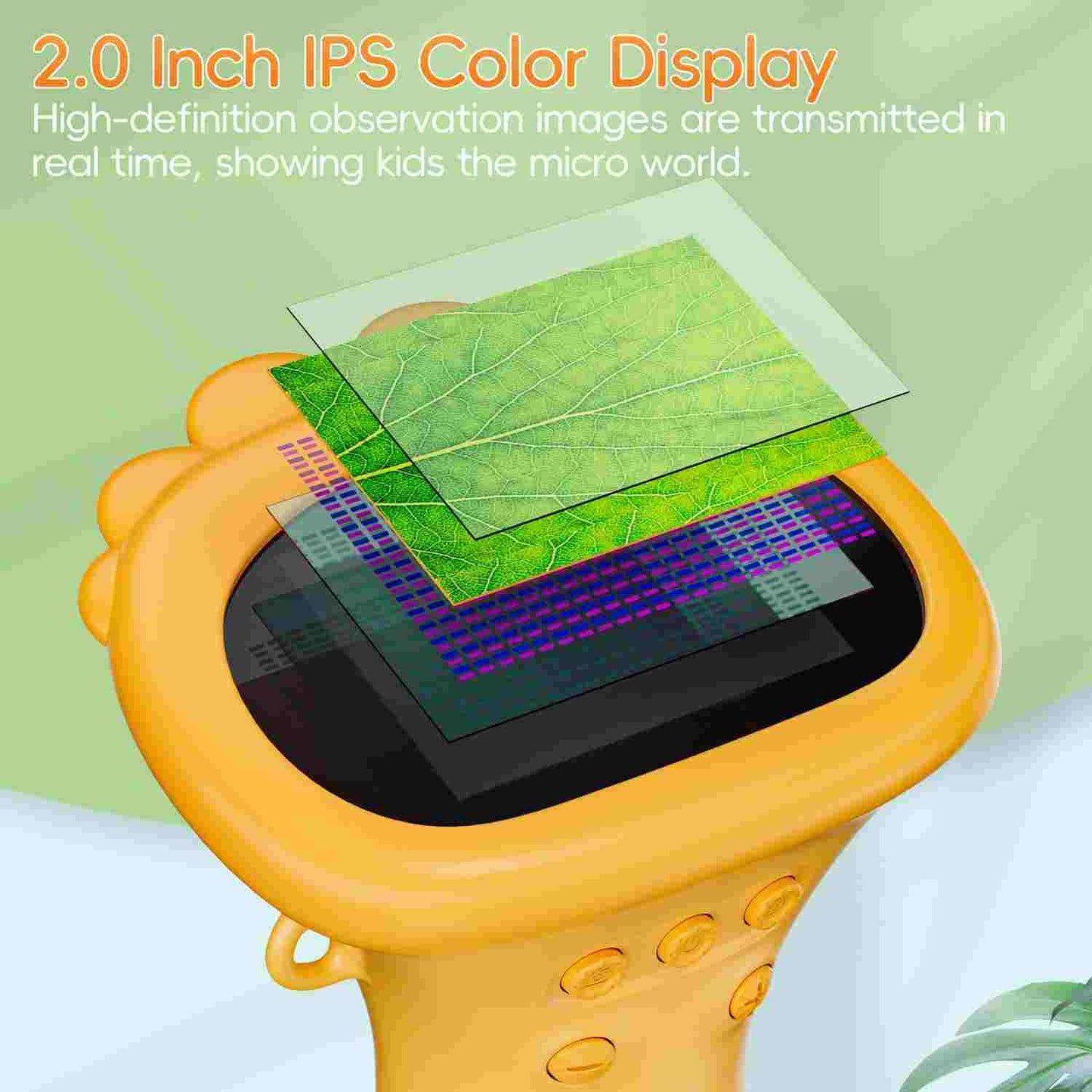 Instant Macro World: 1000X Handheld Digital Microscope With Built-in HD Screen