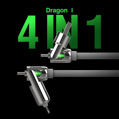 One Cable, All Devices: 240W Ultra-Fast 4-in-1 Charging Charging